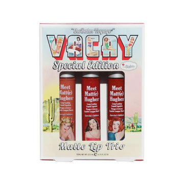 TheBalm VOYAGE VACAY MATTE LIP TRIO lūpų dažų rinkinys 3 x 7.2ml