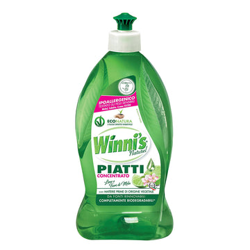 Winni's ekologiškas koncentruotas indų ploviklis žaliųjų citrinų aromato 500 ml