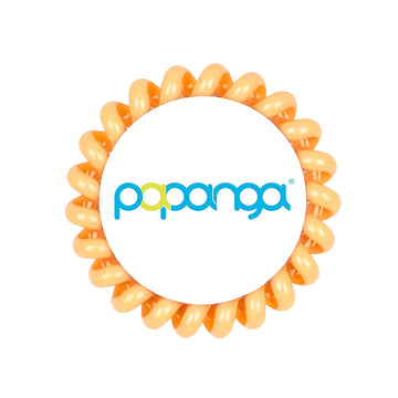 Papanga Classic didelė spiralinė plaukų gumytė Vanilla