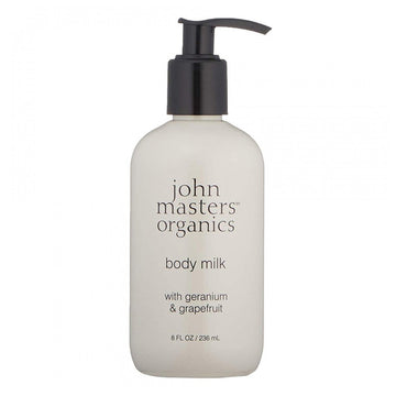 John Masters Organics Geranium & Grapefruit kūno pienelis 236ml