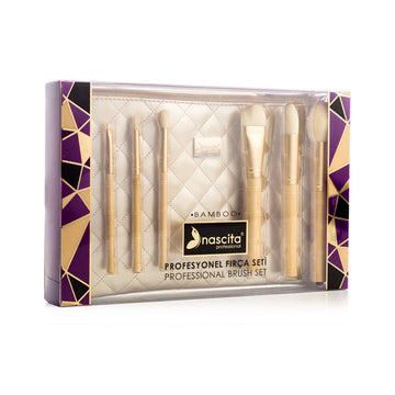 Nascita Bamboo makiažo šepetėlių rinkinys
