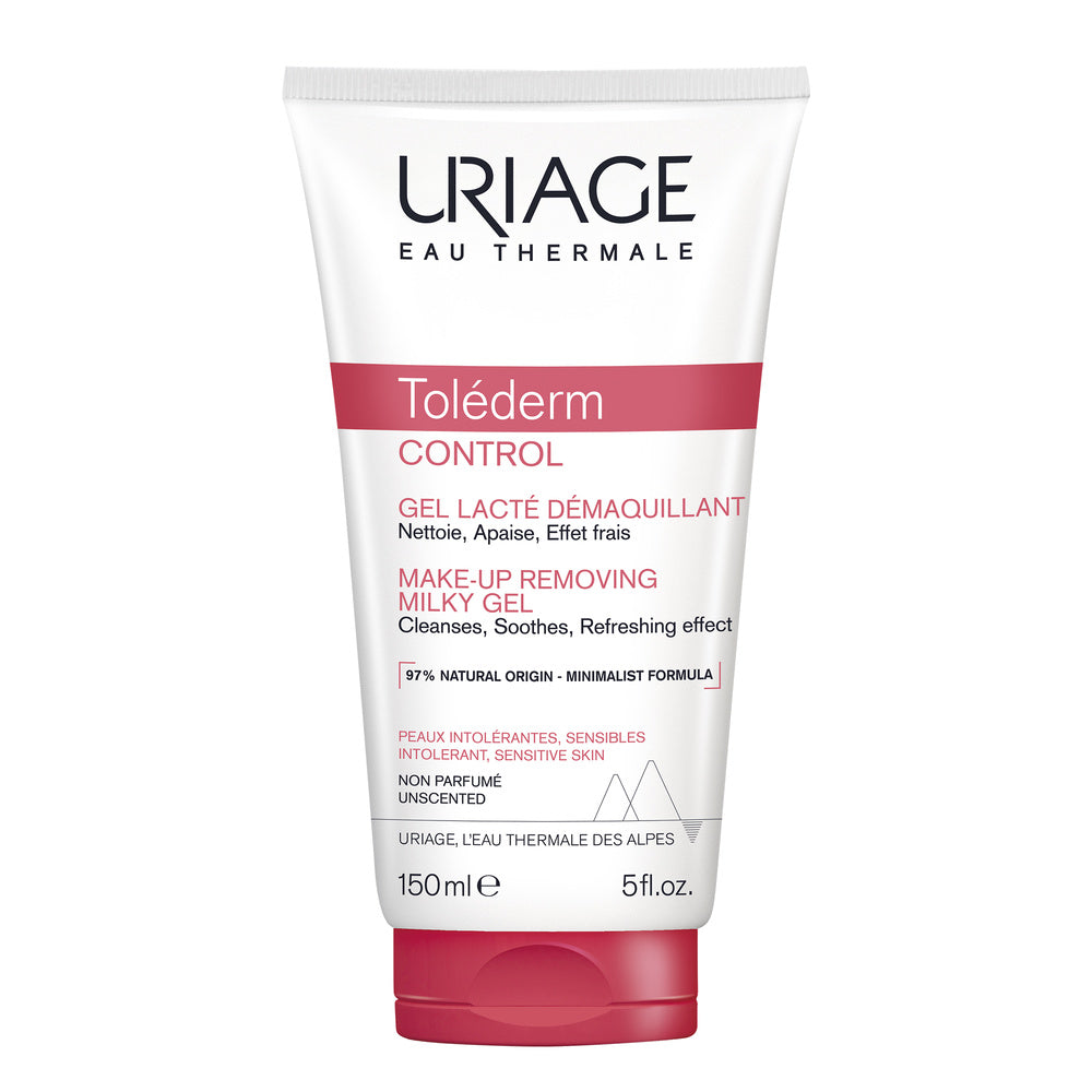Uriage Tolederm Control Make-Up Removing Milky Gel makiažo valiklis 150ml