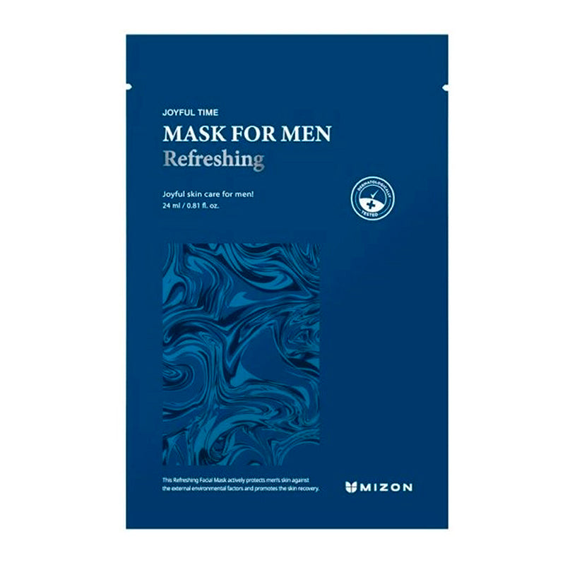Mizon Joyful Time Refreshing Mask gaivinanti veido kaukė vyrams 30ml