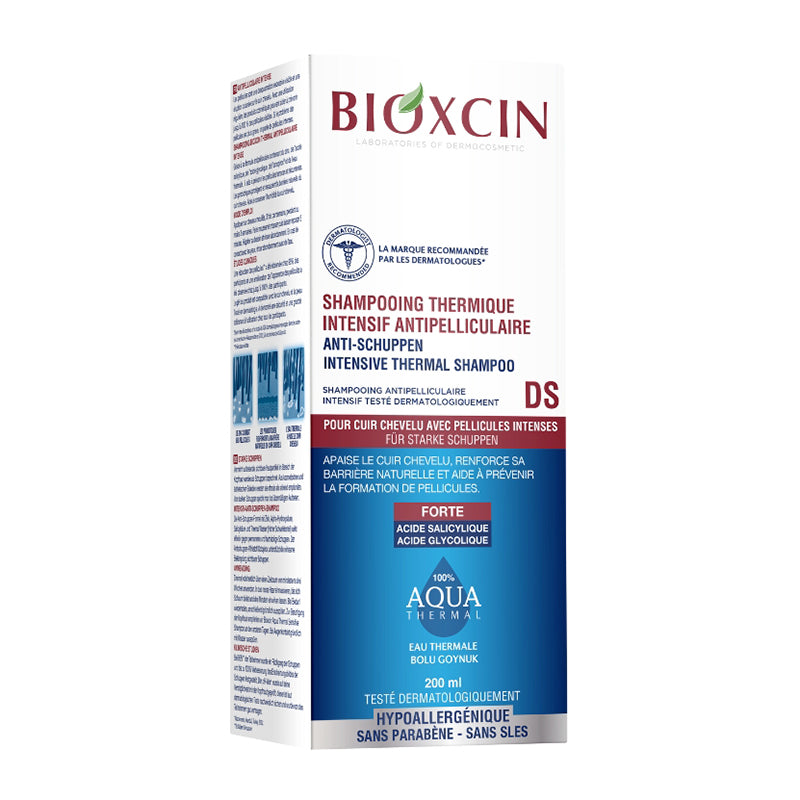 BIOXCIN Aqua Thermal DS šampūnas nuo intensyvaus pleiskanojimo 200ml