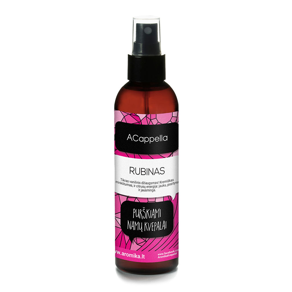 ACappella purškiamas namų kvapas Rubinas 200 ml