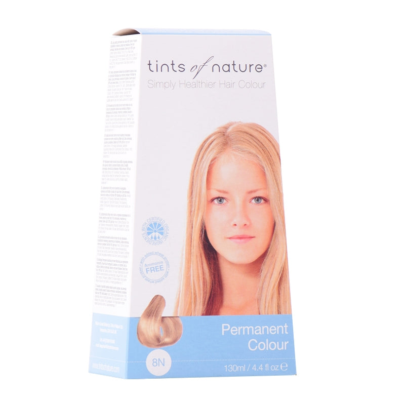 Tints Of Nature Permanent Colour plaukų dažai 8N 130 ml