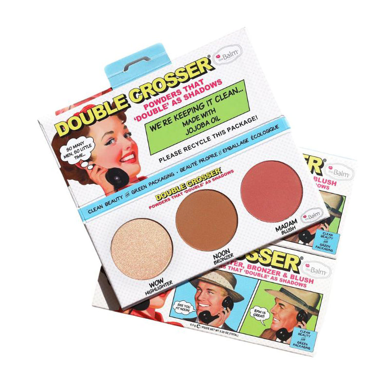 TheBalm Double Crosser veido bruožų modeliavimo paletė 8.5g