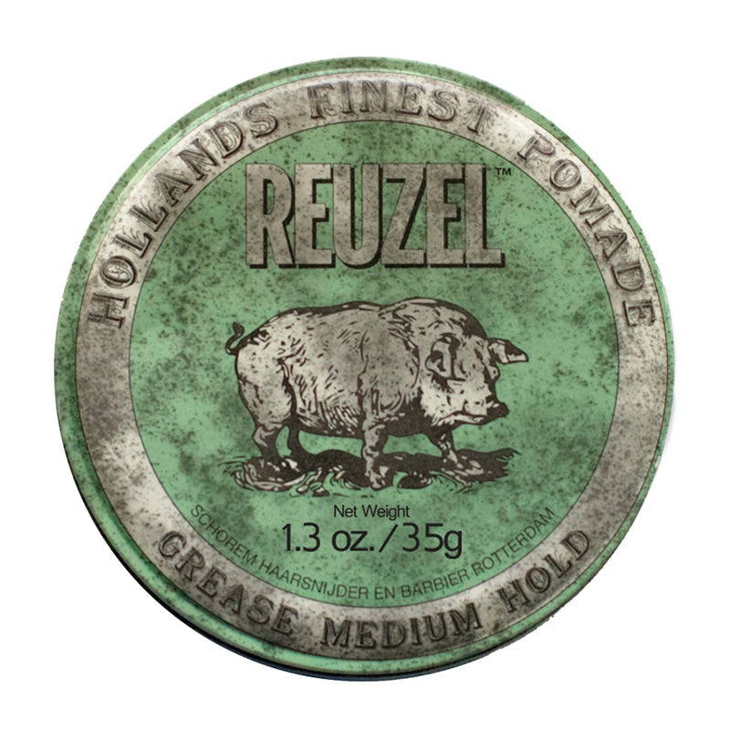 Reuzel Green Grease Medium Hold plaukų formavimo pomada 35 g