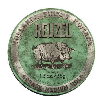 Reuzel Green Grease Medium Hold plaukų formavimo pomada 35 g