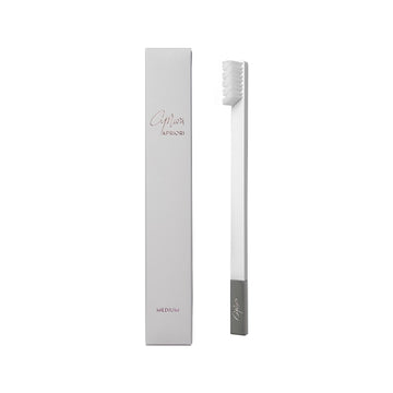 Apriori Slim White Silver dantų šepetėlis (Medium)