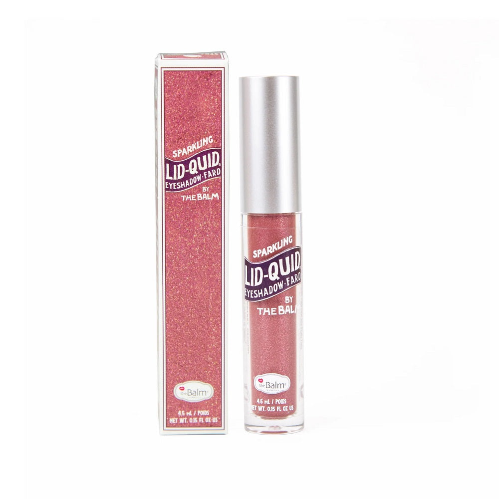 TheBalm Lid Quid Sparkling Liquid Eyeshadow Strawberry Daiquiri skystieji akių vokų šešėliai 4.5 ml