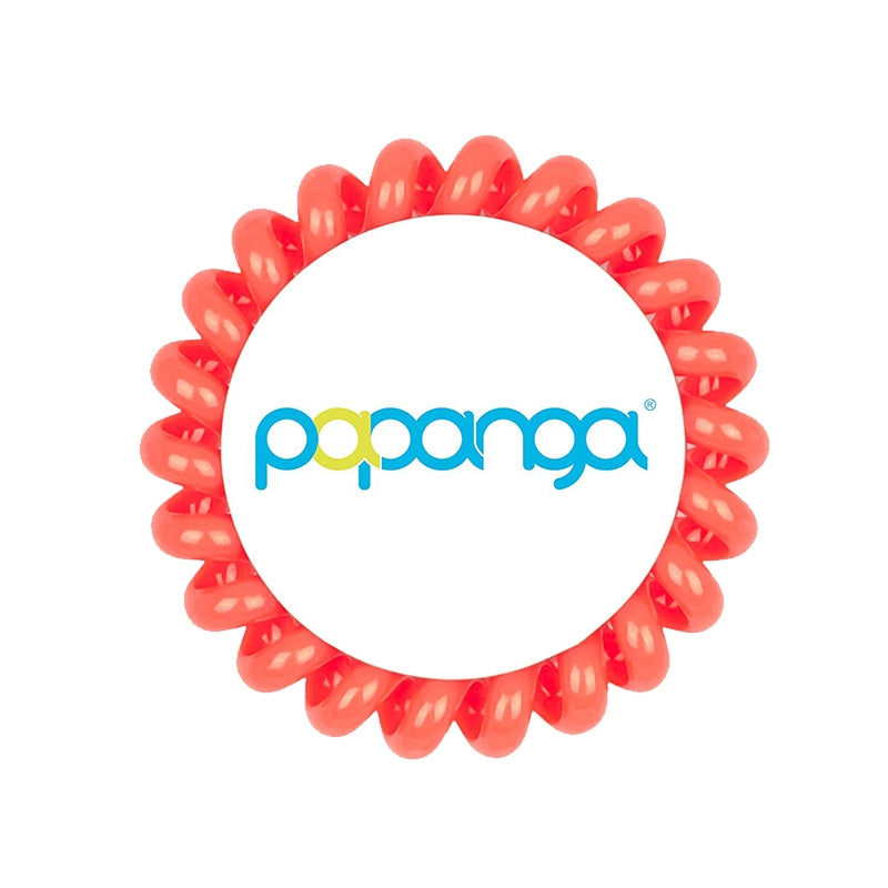 Papanga Classic didelė spiralinė plaukų gumytė Coral