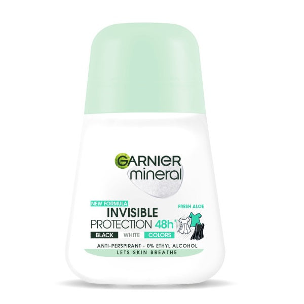 Garnier Mineral Invisible Protection rutulinis antiperspirantas Fresh Aloe 50ml