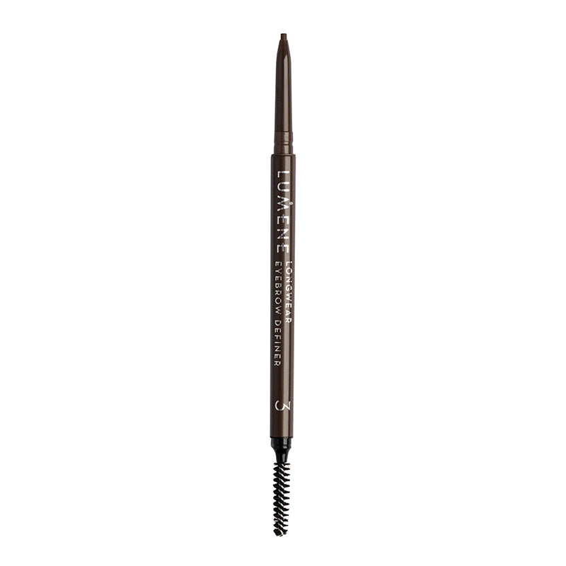 Lumene Longwear Eyebrow Definer antakių pieštukas 3 Ash Brown 0.09 g