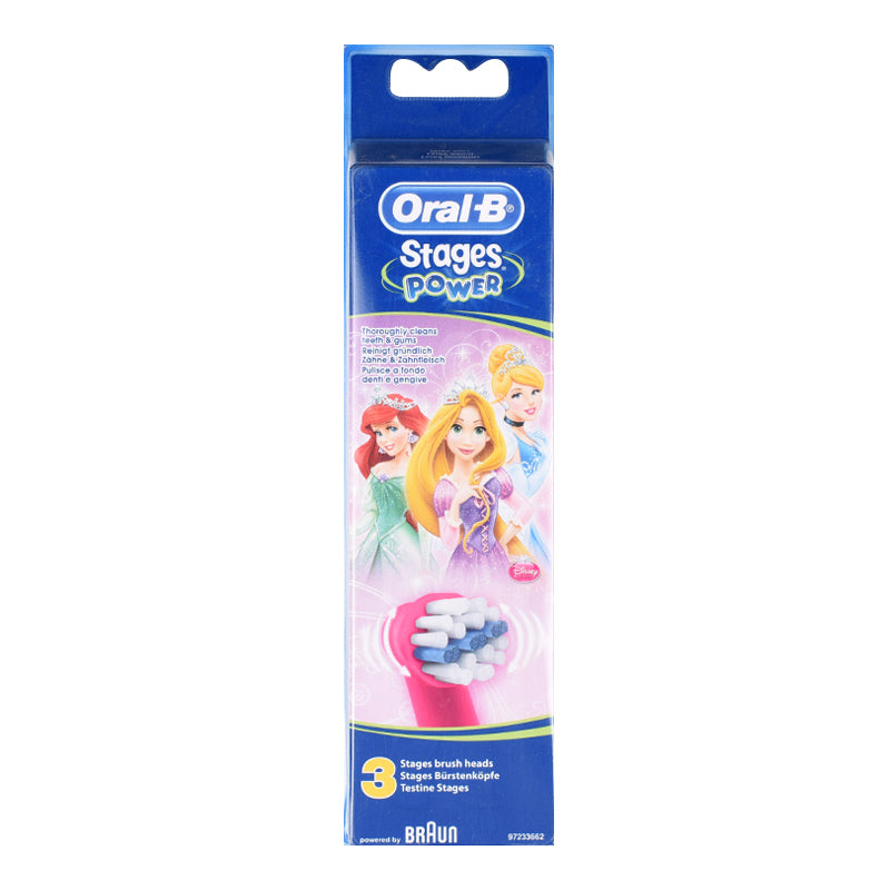 Oral-B EB10k Stages Power Princes elektrinio dantų šepetėlio galvutės