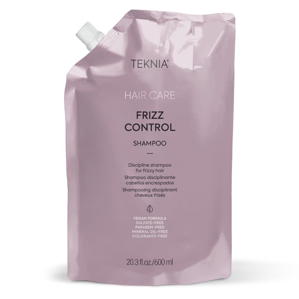 Lakme Teknia Frizz Control šampūno papildymas 600ml