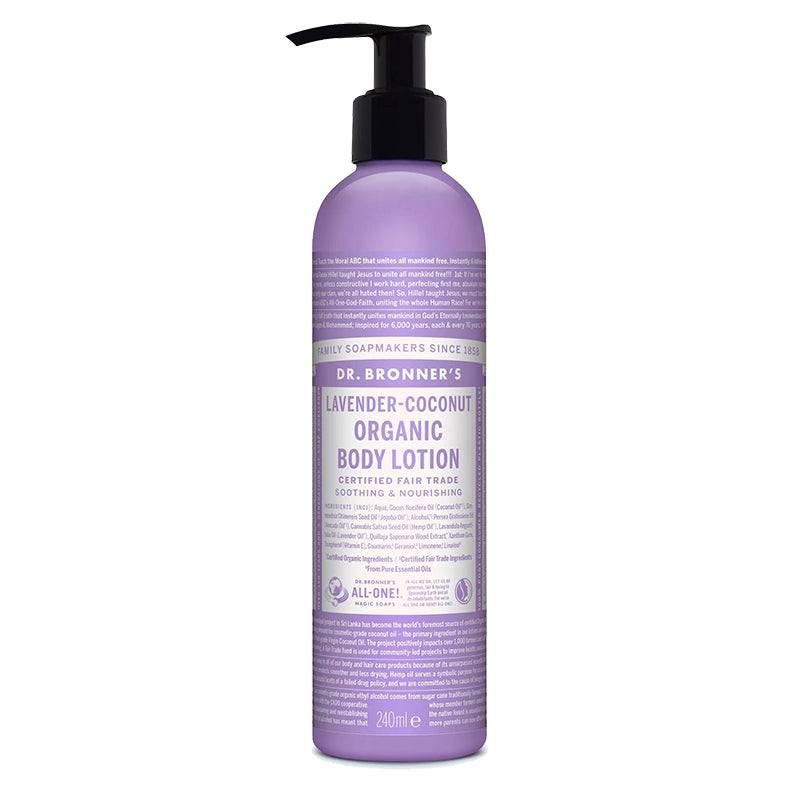 Dr. Bronner's ekologiškas kūno losjonas Lavender-Coconut 240ml