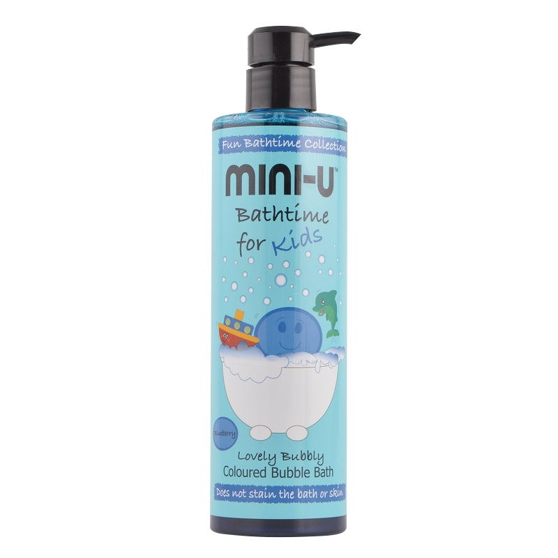 Mini-U Lovely Bubbly spalvotos vonios putos Blueberry 500ml