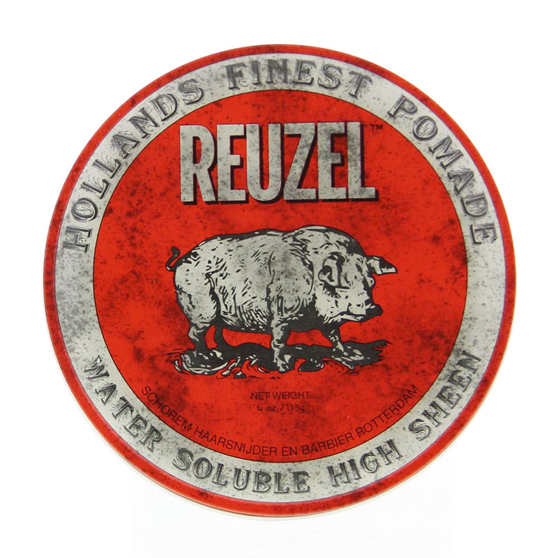 Reuzel Red High Sheen vidutinės fiksacijos plaukų pomada 113g