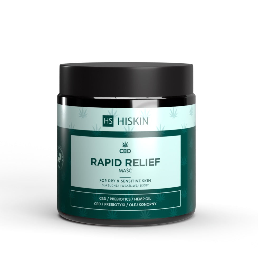 HiSkin CBD Rapid Relief kūno kremas 120ml