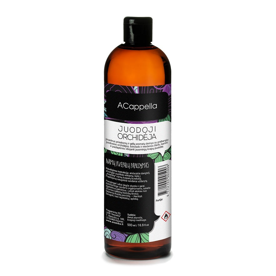 ACappella namų kvapo papildymas Juodoji orchidėja 500 ml