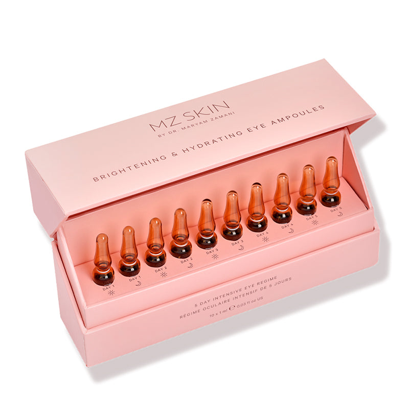 MZ Skin Brightening & Hydrating paakių ampulės 10x1ml