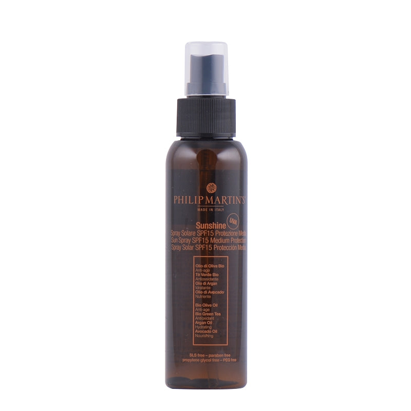Philip Martin's Sunshine apsauginis purškiklis nuo saulės SPF15 100 ml
