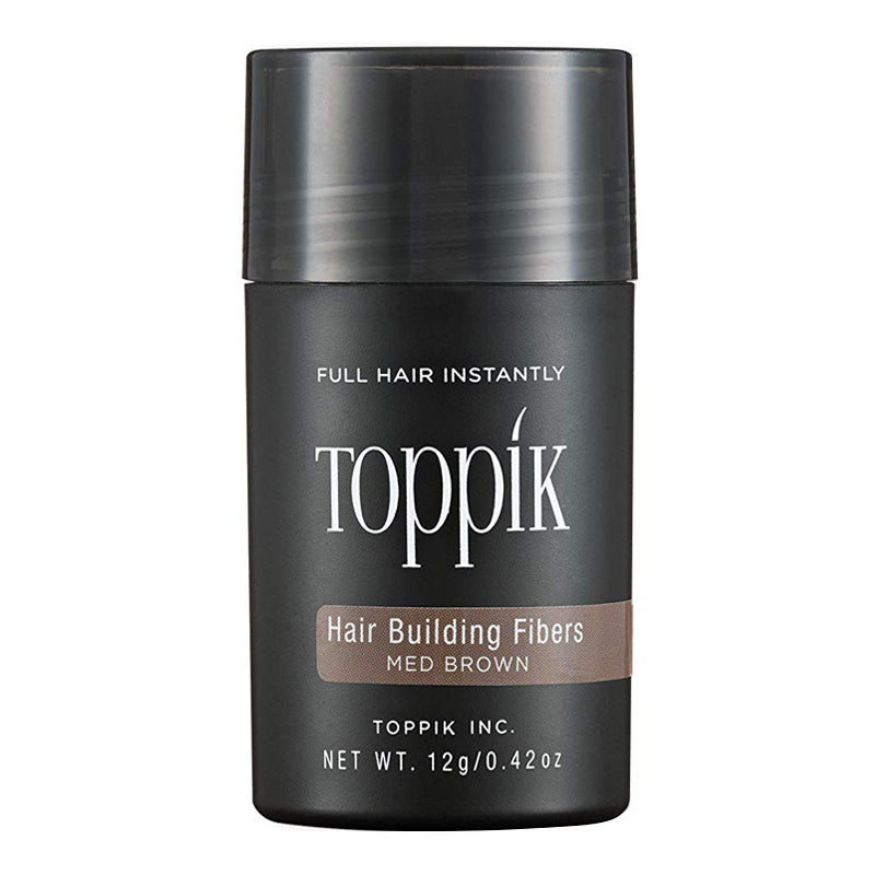 Toppik Hair Building Fibers Medium Brown plaukų efektą sukurianti pudra 12 g