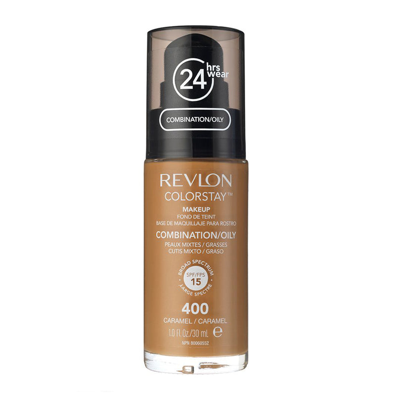 Revlon ColorStay makiažo pagrindas mišriai / riebiai odai 400 Caramel 30 ml