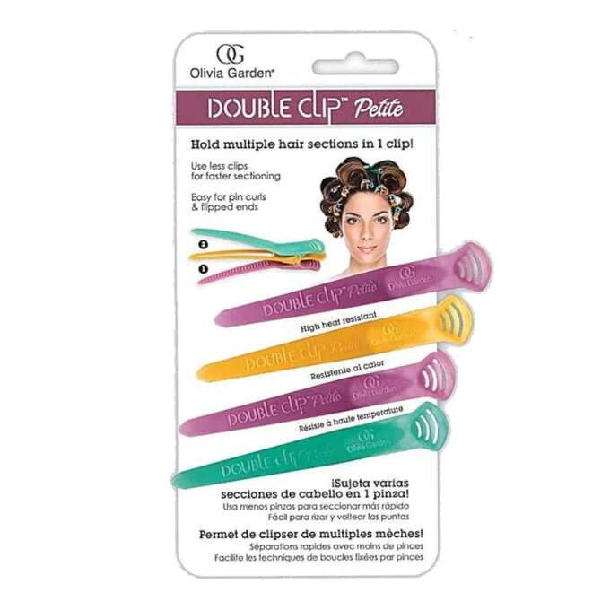 Olivia Garden Double Clip plaukų segtukai 4vnt.