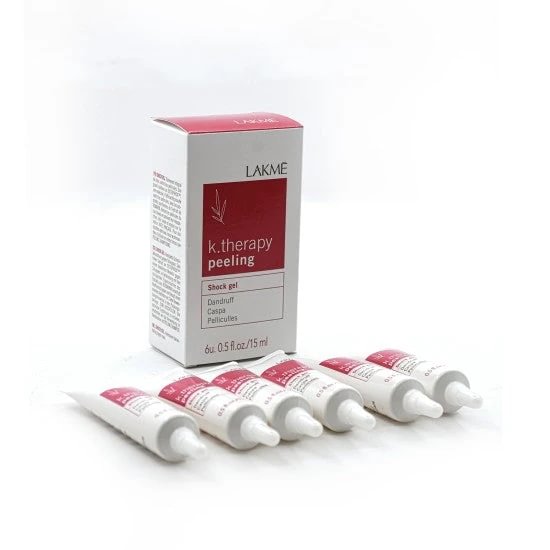Lakme K.Therapy Peeling Shock gelis pleiskanojančiai galvos odai 6x15ml