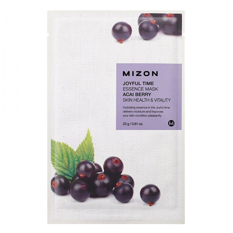 Mizon Joyful Time Essence Mask Acai Berry lakštinė veido kaukė su acai uogomis 23g