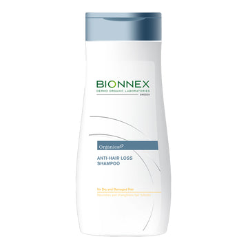 Bionnex Organica šampūnas nuo plaukų slinkimo sausiems ir pažeistiems plaukams 300ml 