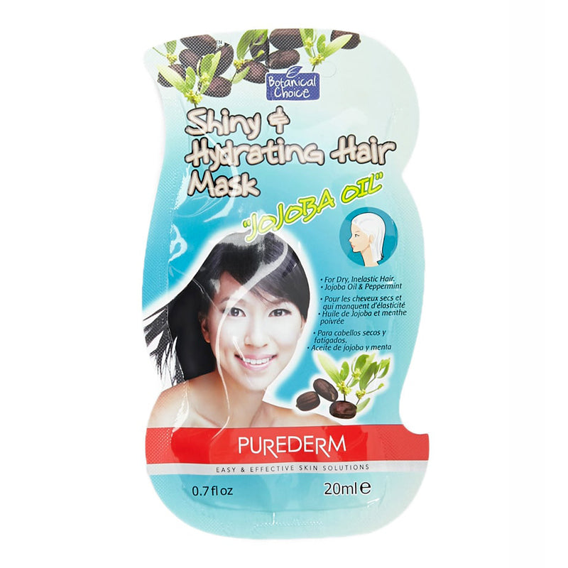 Purederm Botanical Choise drėkinamoji plaukų kaukė su simondsijų aliejumi 20 ml