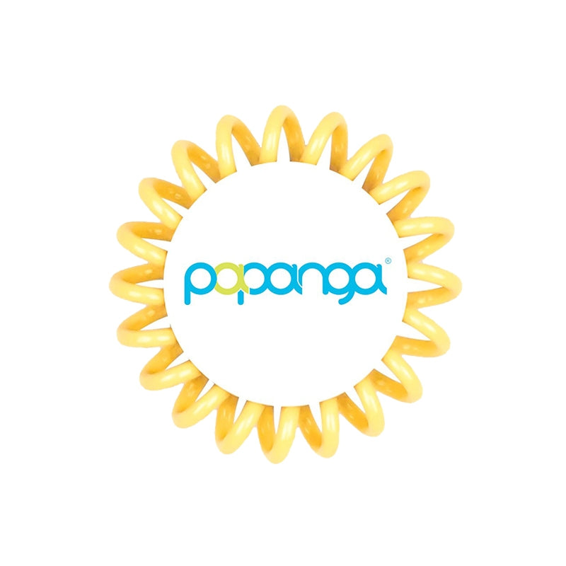 Papanga Classic maža spiralinė plaukų gumytė Vanilla