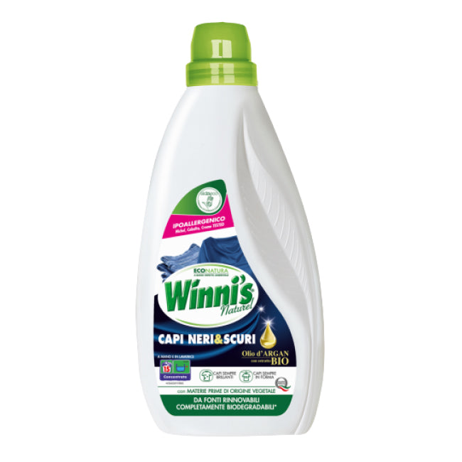 Winni's ekologiškas skalbiklis juodiems ir tamsiems audiniams 750 ml