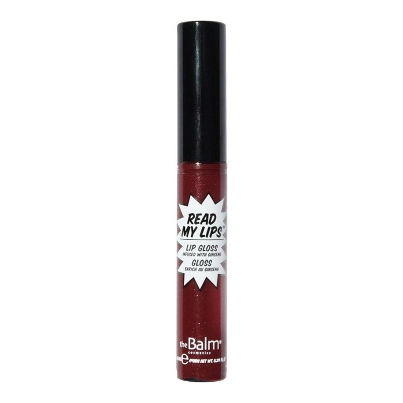 TheBalm Read My Lips lūpų blizgis Boom! Wine 6.5 ml