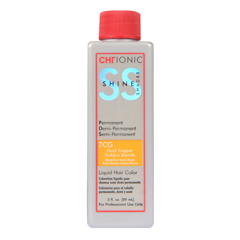 CHI Ionic Shine Shades plaukų dažai 7CG Dark Copper Golden Blonde 89 ml