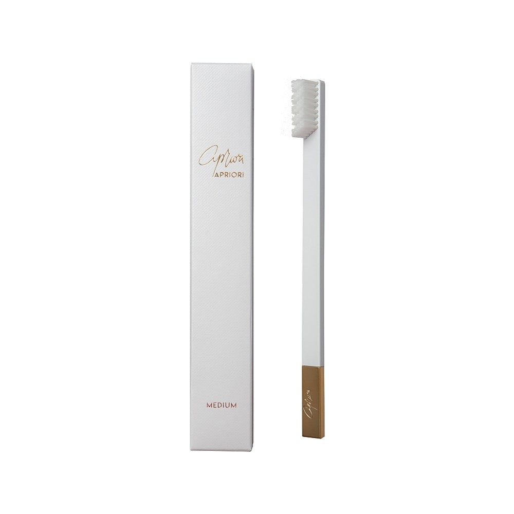 Apriori Slim White Gold dantų šepetėlis (Medium)