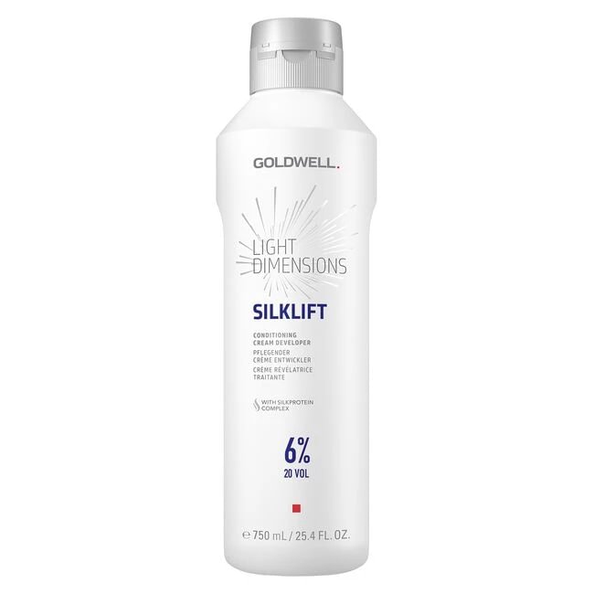 Goldwell Light Dimensions Silklift 6% Developer kondicionuojamasis kremas 750 ml