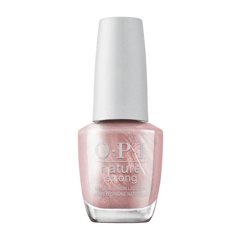 OPI Nature Strong nagų lakas Intentions Are Rose Gold 15 ml