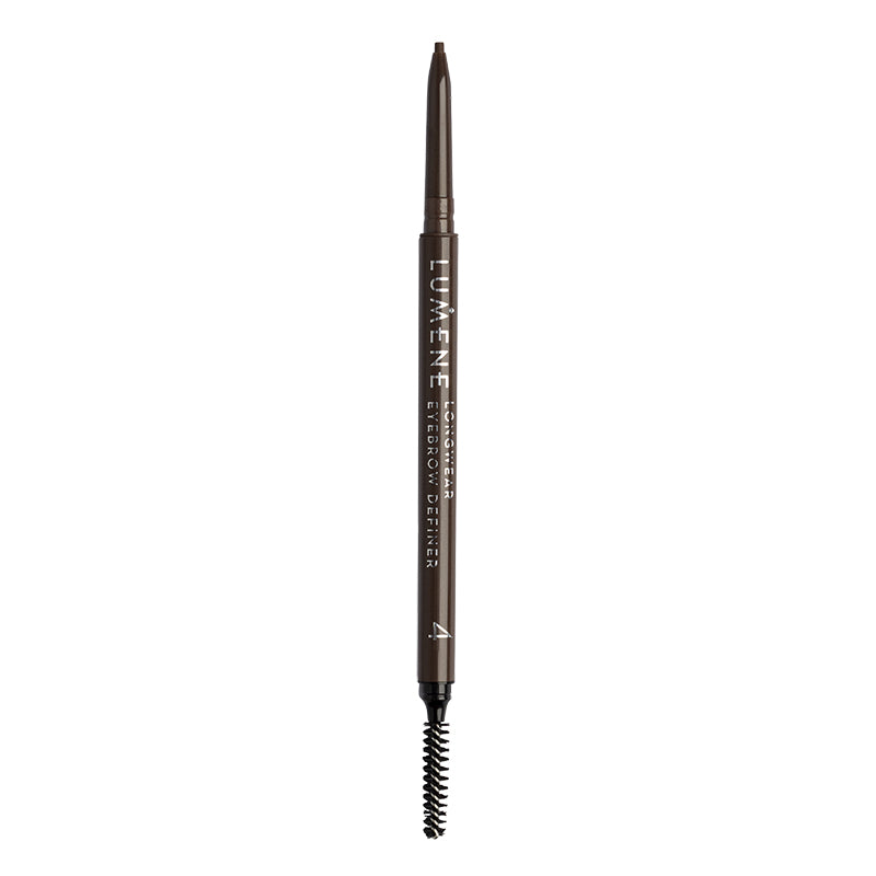 Lumene Longwear Eyebrow Definer antakių pieštukas 4 Rich Brown 0.09 g