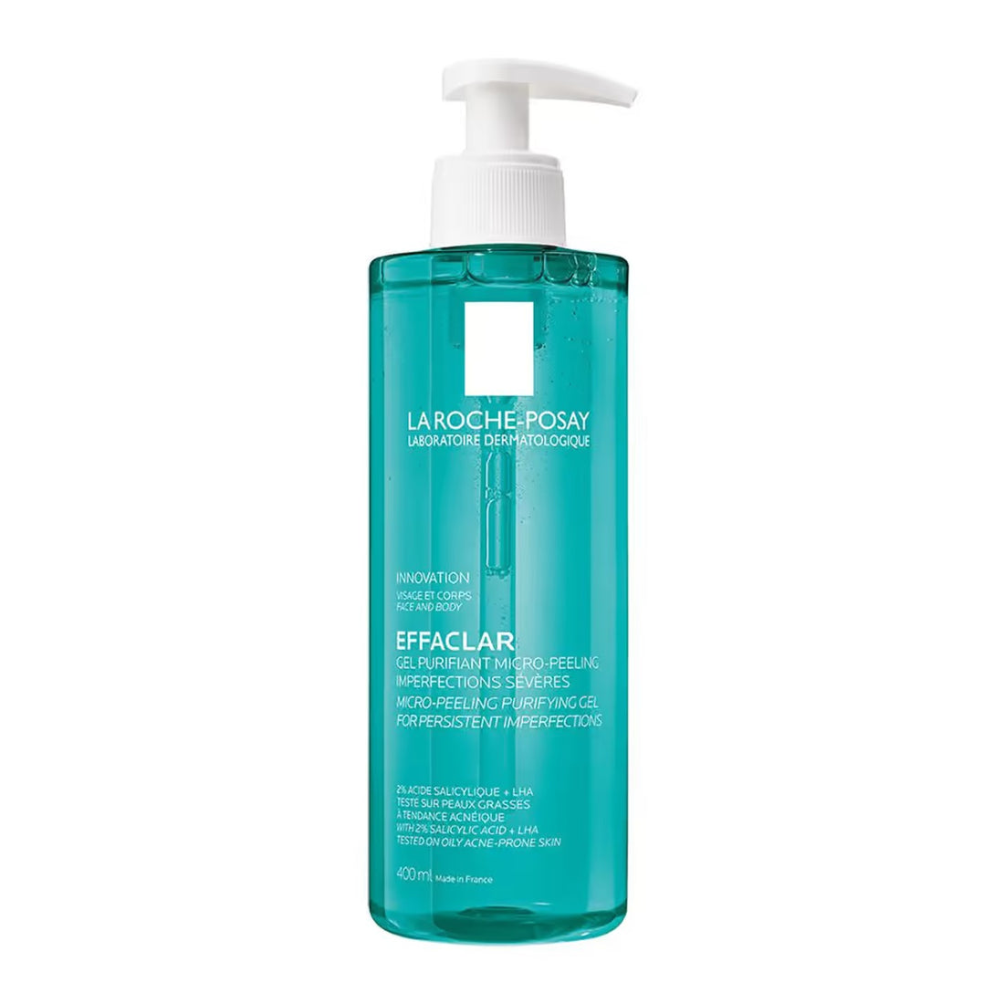 La Roche Posay Effaclar Micro-Peeling gelinis veido ir kūno prausiklis 400ml