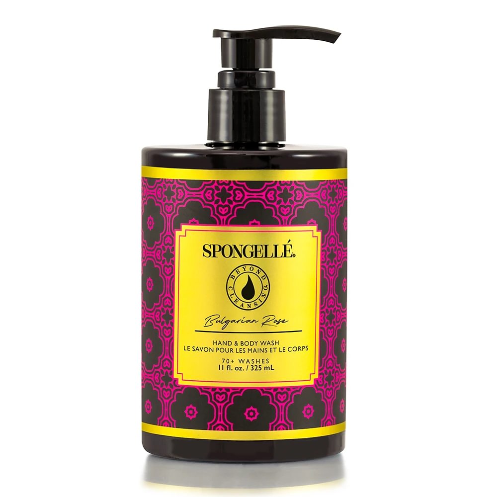 Spongelle Daisy Collection rankų ir kūno prausiklis Bulgarian Rose 350ml