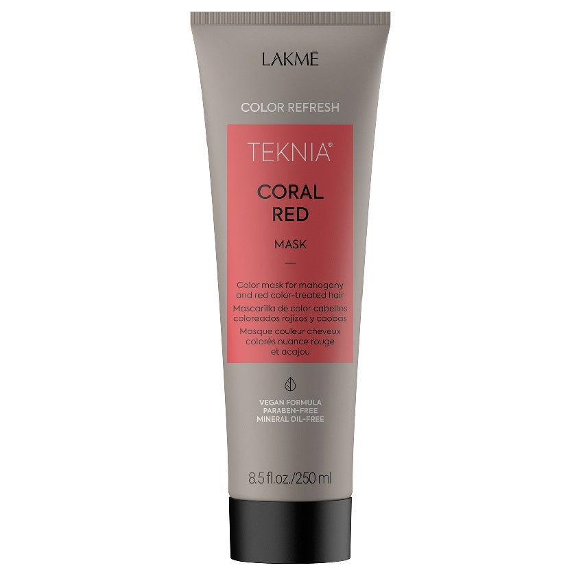 Lakme Teknia Refresh Coral Red Mask spalvą paryškinanti kaukė 250ml