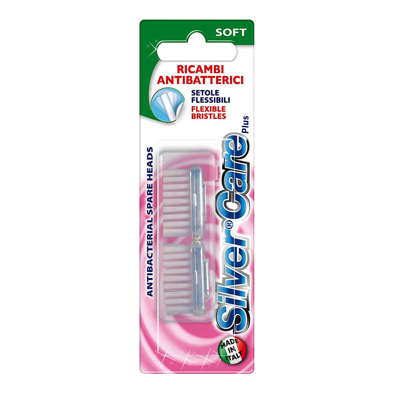 Silver Care dantų šepetėlių galvutės Soft 2vnt.