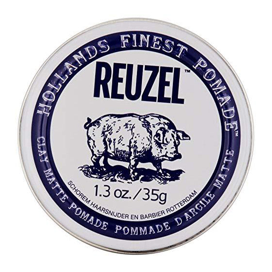 Reuzel Clay Matte stiprios fiksacijos plaukų pomada 35g