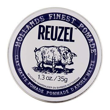 Reuzel Clay Matte stiprios fiksacijos plaukų pomada 35g