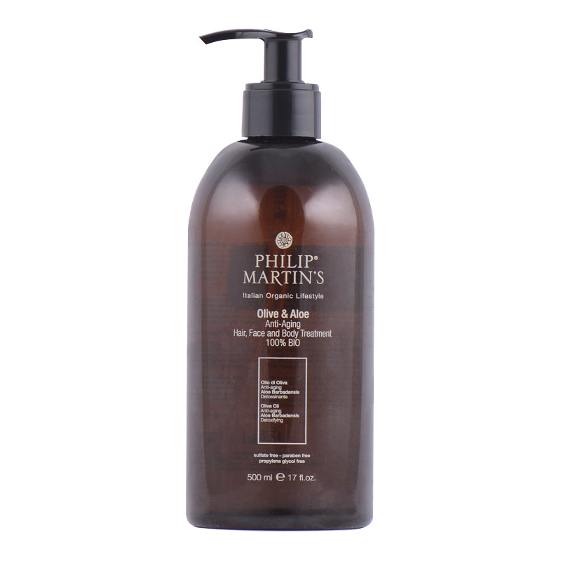 Philip Martin's Olive & Aloe plaukų ir kūno aliejus 500 ml