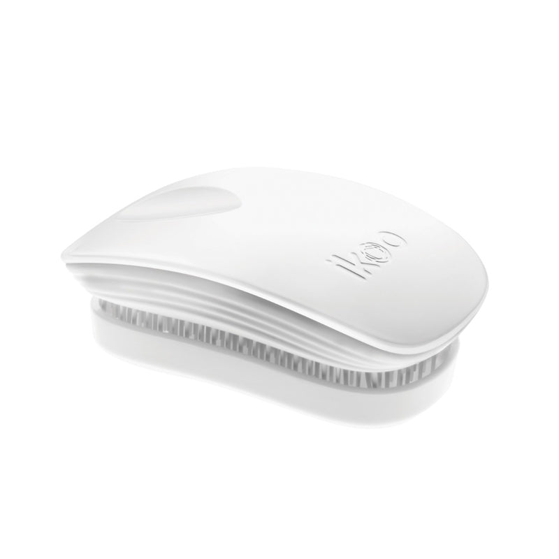 Ikoo Classic White plaukų šepetys su dangteliu 1 vnt.